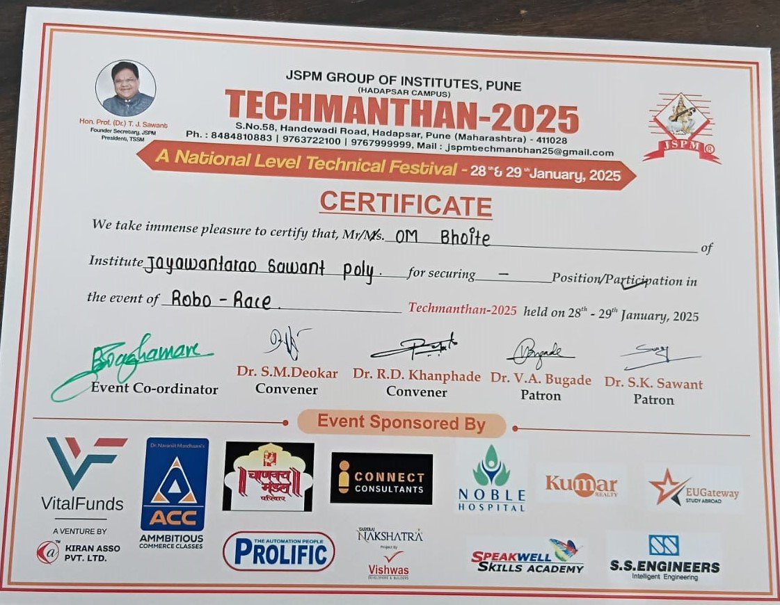 Techmanthan - Roborace